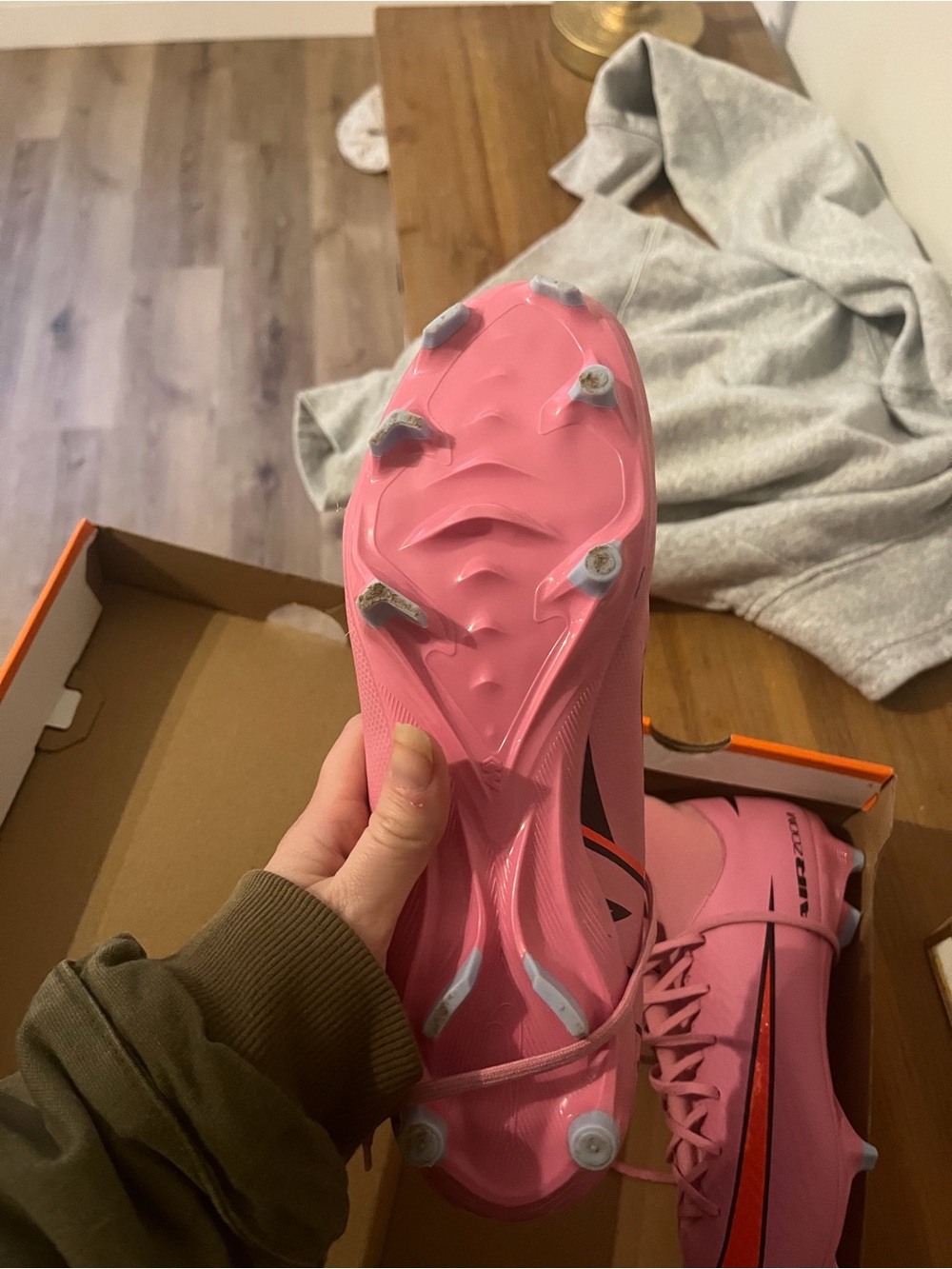 Nike Pink Women's Athletic Soccer Cleats